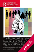 Cover of The Routledge International Handbook of Children's Rights and Disability (eBook)