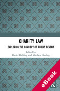 Cover of Charity Law: Exploring the Concept of Public Benefit (eBook)