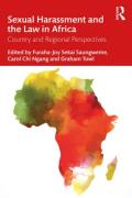 Cover of Sexual Harassment and the Law in Africa Country and Regional Perspectives