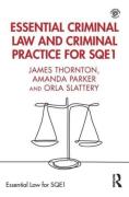 Cover of Essential Criminal Law and Criminal Practice for SQE1