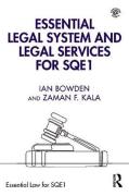 Cover of Essential Legal System and Legal Services for SQE1