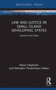 Cover of Law and Justice in Small Island Developing States: Lessons from Niue