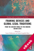 Cover of Framing Devices and Global Legal Traditions: From the Ancient World to the Modern Nation State (eBook)