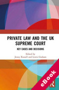 Cover of Private Law and the UK Supreme Court: Key Cases and Decisions (eBook)