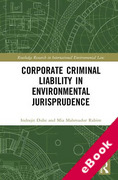 Cover of Corporate Criminal Liability in Environmental Jurisprudence (eBook)