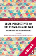Cover of Legal Perspectives on the Russia-Ukraine War: International and Polish Approaches (eBook)