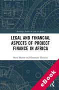 Cover of Legal and Financial Aspects of Project Finance in Africa (eBook)