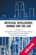 Cover of Artificial Intelligence, Humans and the Law (eBook)