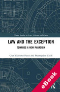 Cover of Law and the Exception: Towards a New Paradigm (eBook)