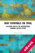 Cover of War Criminals on Trial: An Inside View of the International Criminal Justice System (eBook)