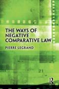 Cover of The Ways of Negative Comparative Law