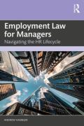 Cover of Employment Law for Managers: Navigating the HR Lifecycle