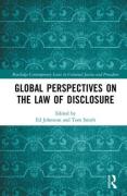 Cover of Global Perspectives on the Law of Disclosure