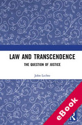 Cover of Law and Transcendence The Question of Justice (eBook)