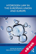 Cover of Hydrogen Law in the European Union and Europe (eBook)