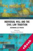 Cover of Individual Will and the Civil Law Tradition: Rethinking Lex Privata (eBook)