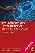 Cover of Technology and Legal Practice: Becoming a Digital Lawyer (eBook)