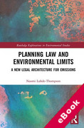 Cover of Planning Law and Environmental Limits: A New Legal Architecture for Emissions (eBook)