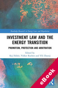 Cover of Investment Law and the Energy Transition: Promotion, Protection and Arbitration (eBook)