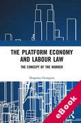 Cover of The Platform Economy and Labour Law: The Concept of the Worker (eBook)