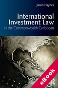 Cover of International Investment Law in the Commonwealth Caribbean (eBook)