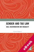 Cover of Gender and Tax Law: Bias, Discrimination and Inequality (eBook)