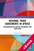 Cover of Regional Trade Agreements in Africa: Implementing the African Continental Free Trade Area (eBook)
