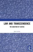 Cover of Law and Transcendence The Question of Justice