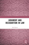 Cover of Judgment and Recognition in Law