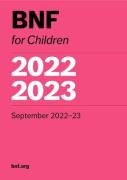 Cover of British National Formulary: BNF for Children 2022-23