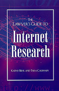 Cover of The Lawyer's Guide to Internet Legal Research