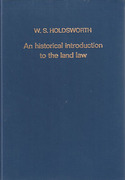 Cover of An Historical Introduction to the Land Law