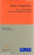 Cover of Rome I Regulation: The Law Applicable to Contractual Obligations in Europe