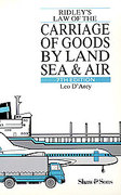 Cover of Ridley's Law of the Carriage of Goods by Land, Sea and Air