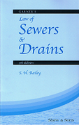 Cover of Garner's Law of Sewers and Drains