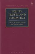Cover of Equity, Trusts and Commerce