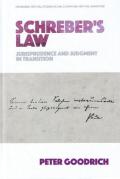 Cover of Schreber's Law: Jurisprudence and Judgment in Transition