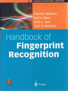 Cover of Handbook of Fingerprint Recognition