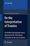 Cover of On the Interpretation of Treaties: The Modern International Law as Expressed in the 1969 Vienna Convention on the Law of Treaties