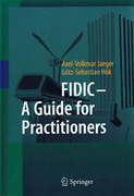 Cover of FIDIC: A Guide for Practitioners