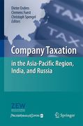 Cover of Company Taxation in the Asia-Pacific Region, India, and Russia