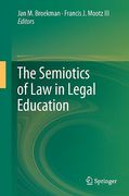 Cover of The Semiotics of Law in Legal Education