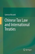 Cover of China Tax Law and International Treaties