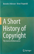 Cover of A Short History of Copyright: The Genie of Information