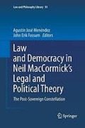 Cover of Law and Democracy in Neil MacCormick's Legal and Political Theory