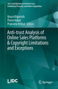 Cover of Antitrust Analysis of Online Sales Platforms &#38; Copyright Limitations and Exceptions