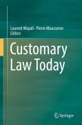 Cover of Customary Law Today
