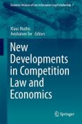 Cover of New Developments in Competition Law and Economics