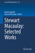 Cover of Stewart Macaulay: Selected Works