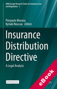 Cover of Insurance Distribution Directive: A Legal Analysis (eBook)
